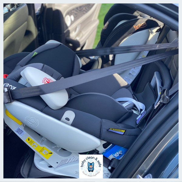 Britax Platinum Pro rear facing and Britax Maxi Guard Pro forward facing