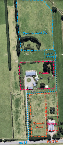 Zoomie Zone and Zoomie Zone XL Venue Map
